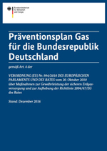 Präventionsplan Gas für die Bundesrepublik Deutschland Präventionsplan Gas für die Bundesrepublik Deutschland
